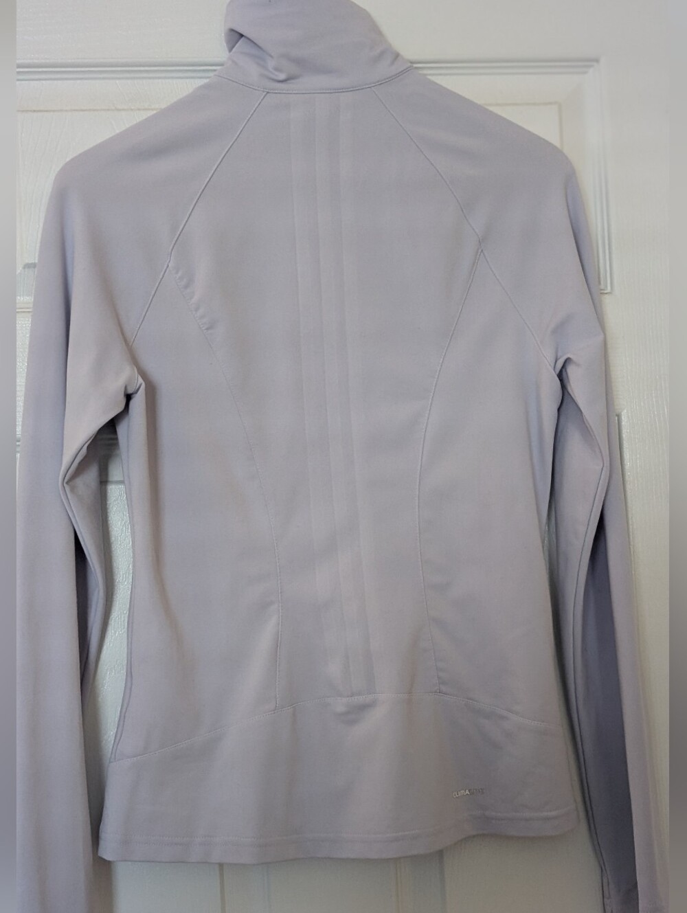 Adidas Cool Tone Light Lavender Full-Zip Track Jacket, Climalite - Picture 8 of 8